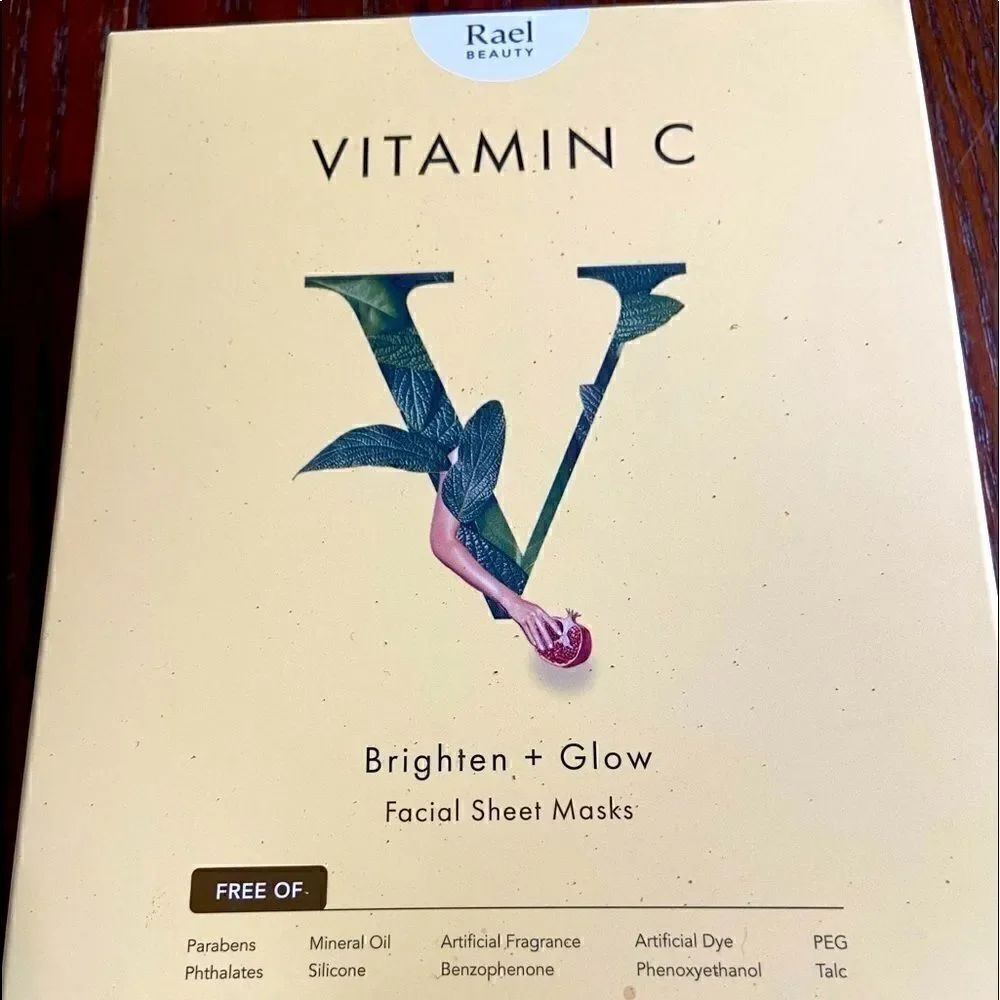 NWT set of 5 vitamin C face masks